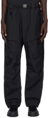 Y-3 Black Gore-tex Hardshell Cargo Pants In Black