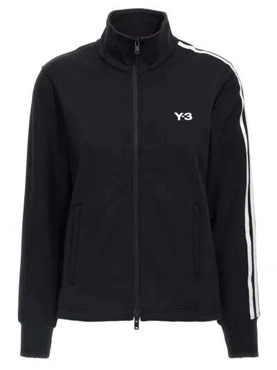 Y-3 BLACK GRAPHIC LOGO SWEATSHIRT