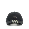Y-3 Three Stripes Cap In Black