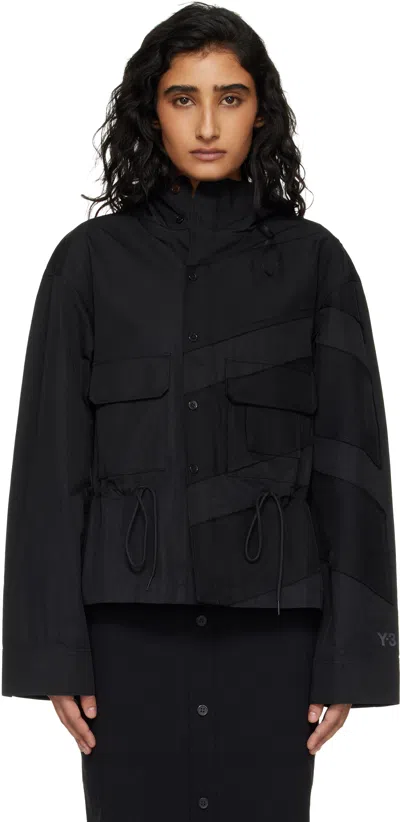 Y-3 Black Hooded Jacket