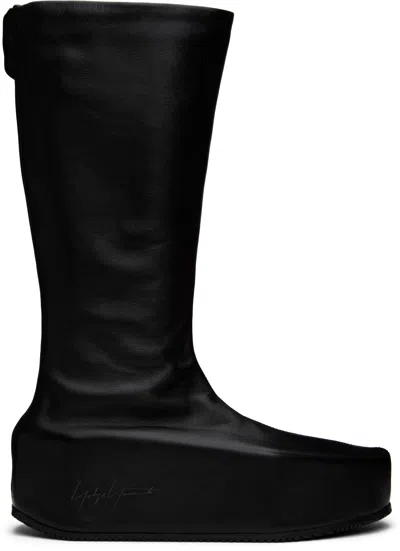 Y-3 Black Kyasu Overboot Tall Boots
