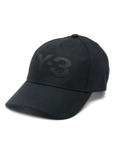Y-3 BLACK LOGO BASEBALL CAP
