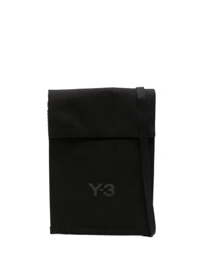 Y-3 Black Logo Crossbody Bag