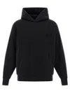 Y-3 Black Logo Hoodie In Black