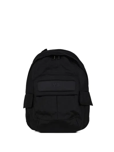 Y-3 BLACK LOGO SMALL BACKPACK
