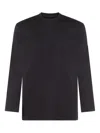 Y-3 Cotton Crew Neck T-shirt With Graphic Print In Black
