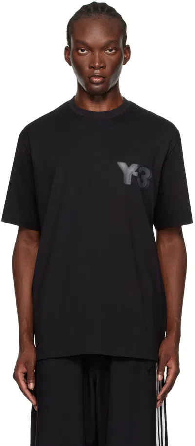 Y-3 BLACK LOGO T-SHIRT