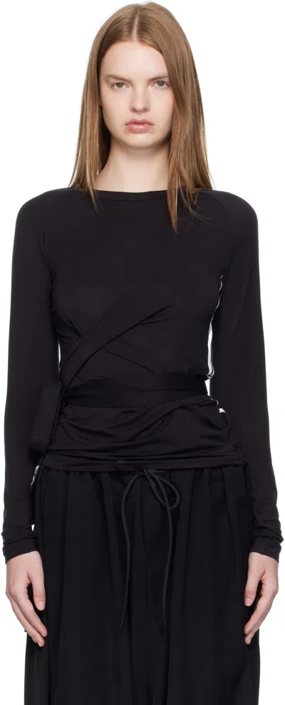 Y-3 Black Long Sleeve T-shirt