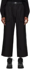 Y-3 Black Loose Cargo Pants In Black