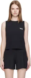 Y-3 Black Match Sport Top In Black