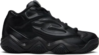 Y-3 Megaball Sneakers Triple Black In Brown