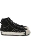 Y-3 Black Nizza Hi Sneakers In Black