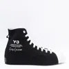 Y-3 Nizza Hi Sneakers In Black