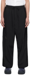 Y-3 Black Nyl Sweatpants In Black