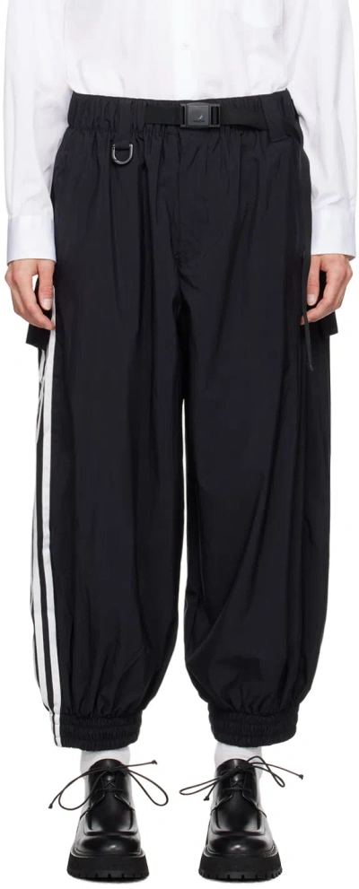 Y-3 Black Nyl Track Pants