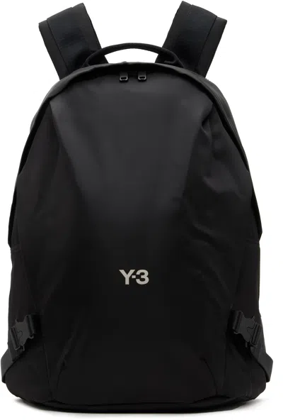 Y-3 Black Nylon Backpack