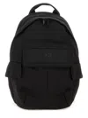 Y-3 Black Nylon Backpack With Versatile Carrying Options In Black