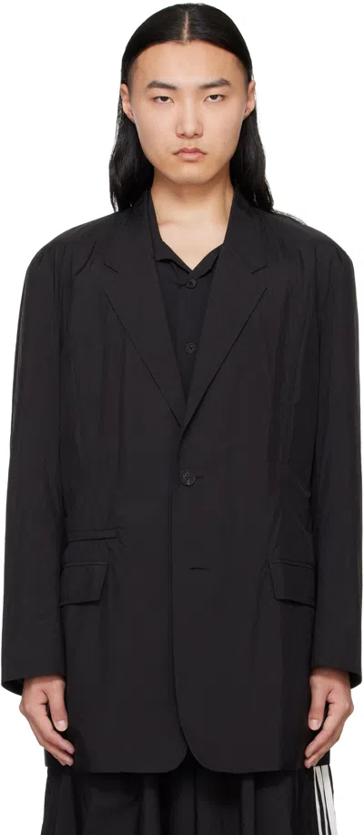 Y-3 Black Nylon Blazer