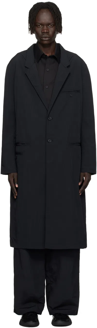 Y-3 Black Nylon Coat