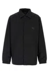 Y-3 Cotton Blend Gfx Coach Jacket In Black