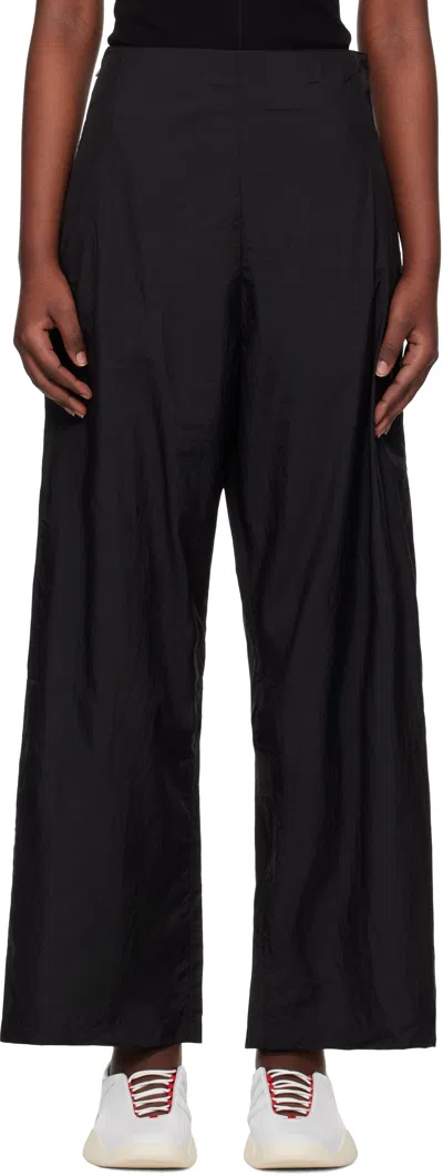 Y-3 Black Nylon Lounge Pants