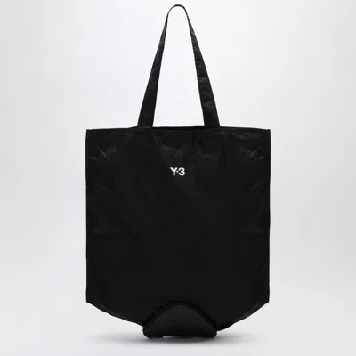 Y-3 Black Nylon Tote Bag