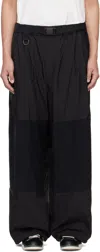 Y-3 Black Nylon Trousers In Black