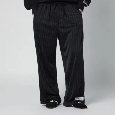 Y-3 Black Pinstripe Jogging Trousers