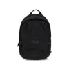 Y-3 Black Polyester Backpack