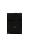 Y-3 Black Recycled Polyester Wallets In Black