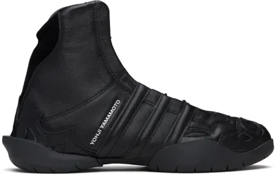 Y-3 Black Regu 2002 Hi Sneakers