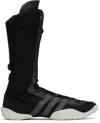 Y-3 Regu Boots In Black/talc/black