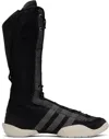 Y-3 Black Regu Sneakers In Black