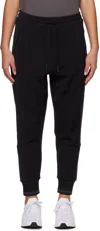 Y-3 Black Relaxed-fit Lounge Pants In Black