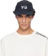 Y-3 Black Run Cap In Black