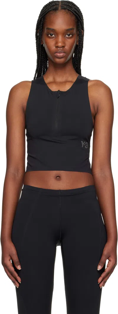 Y-3 Black Run Sport Top