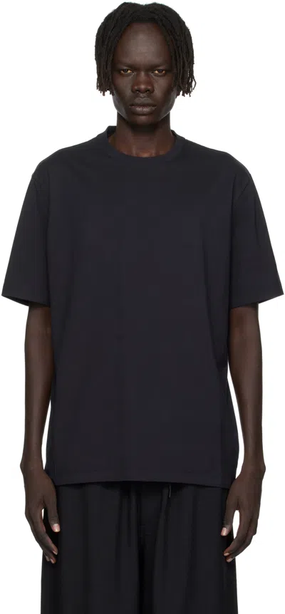 Y-3 BLACK SHORT SLEEVE T-SHIRT