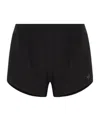Y-3 Logo-detail Running Shorts In Black