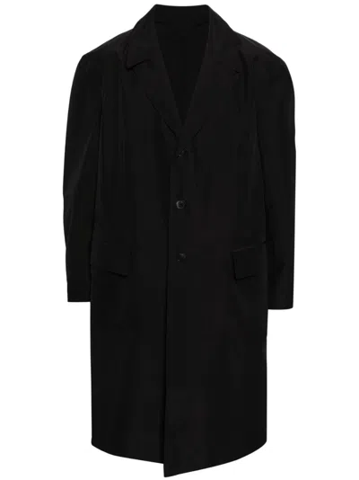 Y-3 Black Single-breasted Coat