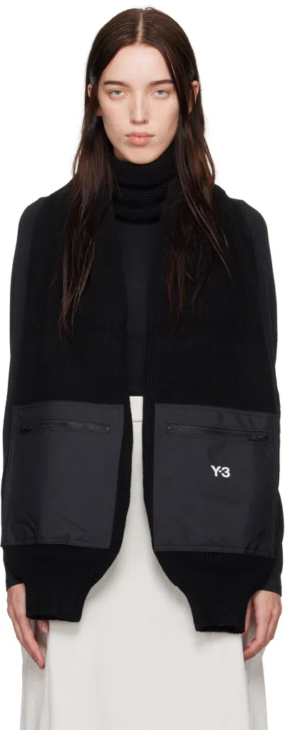 Y-3 Black Sleeve Shawl