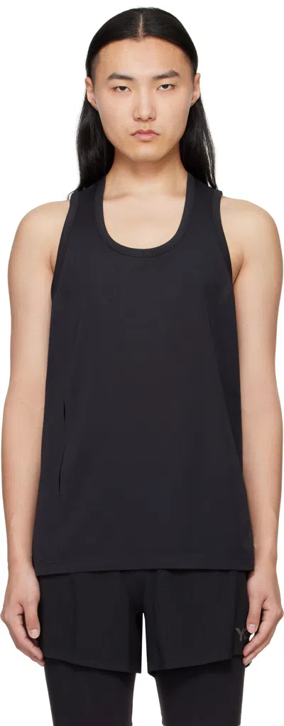 Y-3 Black Sleeveless Tank Top