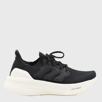 Y-3 Black Sneakers In Cblack/cblack/alumin