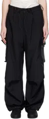 Y-3 Black Sport Uniform Multi Cargo Pants In Black
