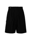 Y-3 Logo-print Elasticated-waist Shorts In Black