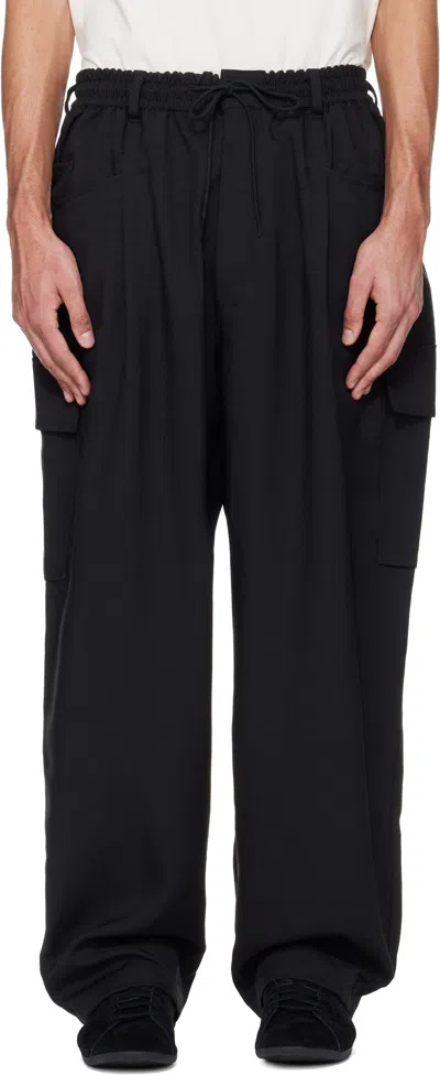 Y-3 Black Sport Uniform Ut Straight Leg Cargo Pants