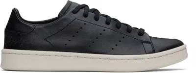 Y-3 Black Stan Smith Sneakers In Talc/talc/black