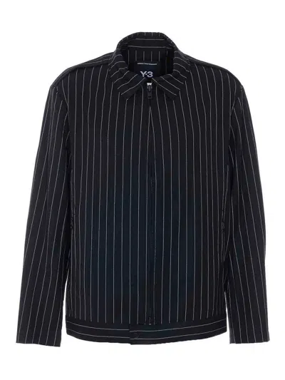 Y-3 Black Refined Wool Ut Blouson Jacket