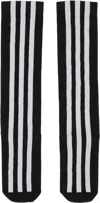 Y-3 Black Stripes Socks In Black