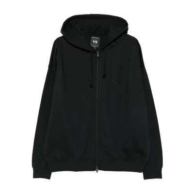 Y-3 BLACK SWEATSHIRTS