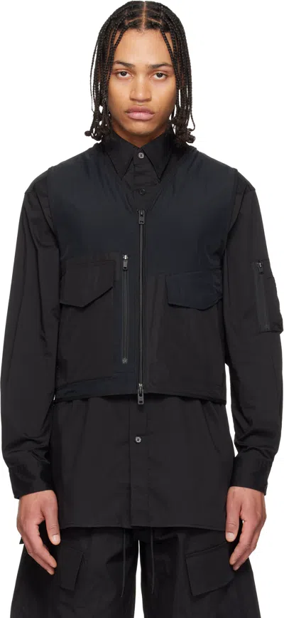 Y-3 Black Tactical Utility Vest